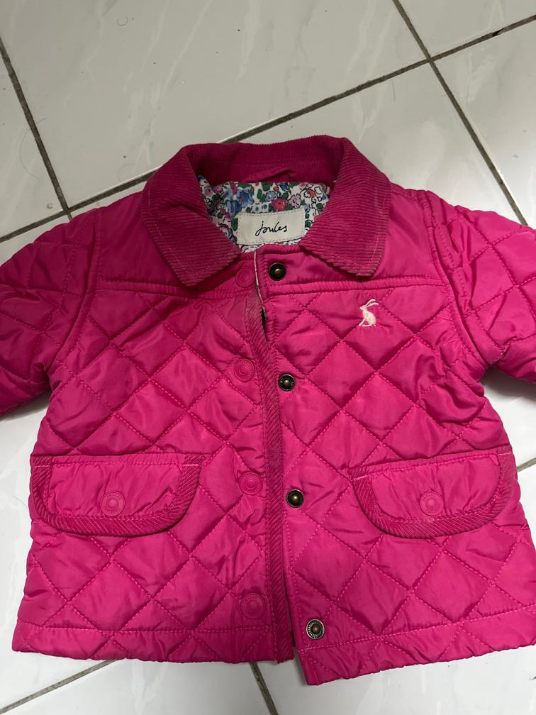 Joules baby girl jacket on sale