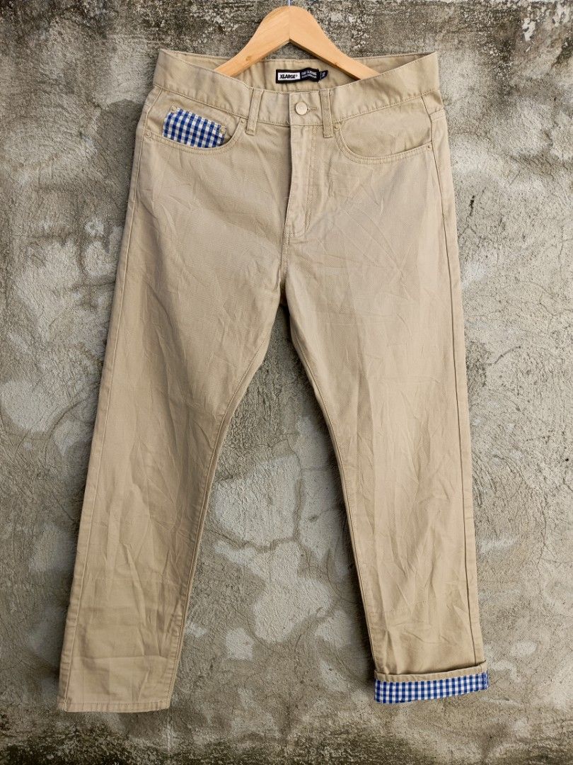XLarge Khaki Pants (Category: Jeans) located in Manila. Submitted by almighthrift (Listing ID 1270864924, Image 2). Description: XLarge Khaki Pants Size: 33 Length: 41 minimal print fading visible on pic no major issue plus SF.