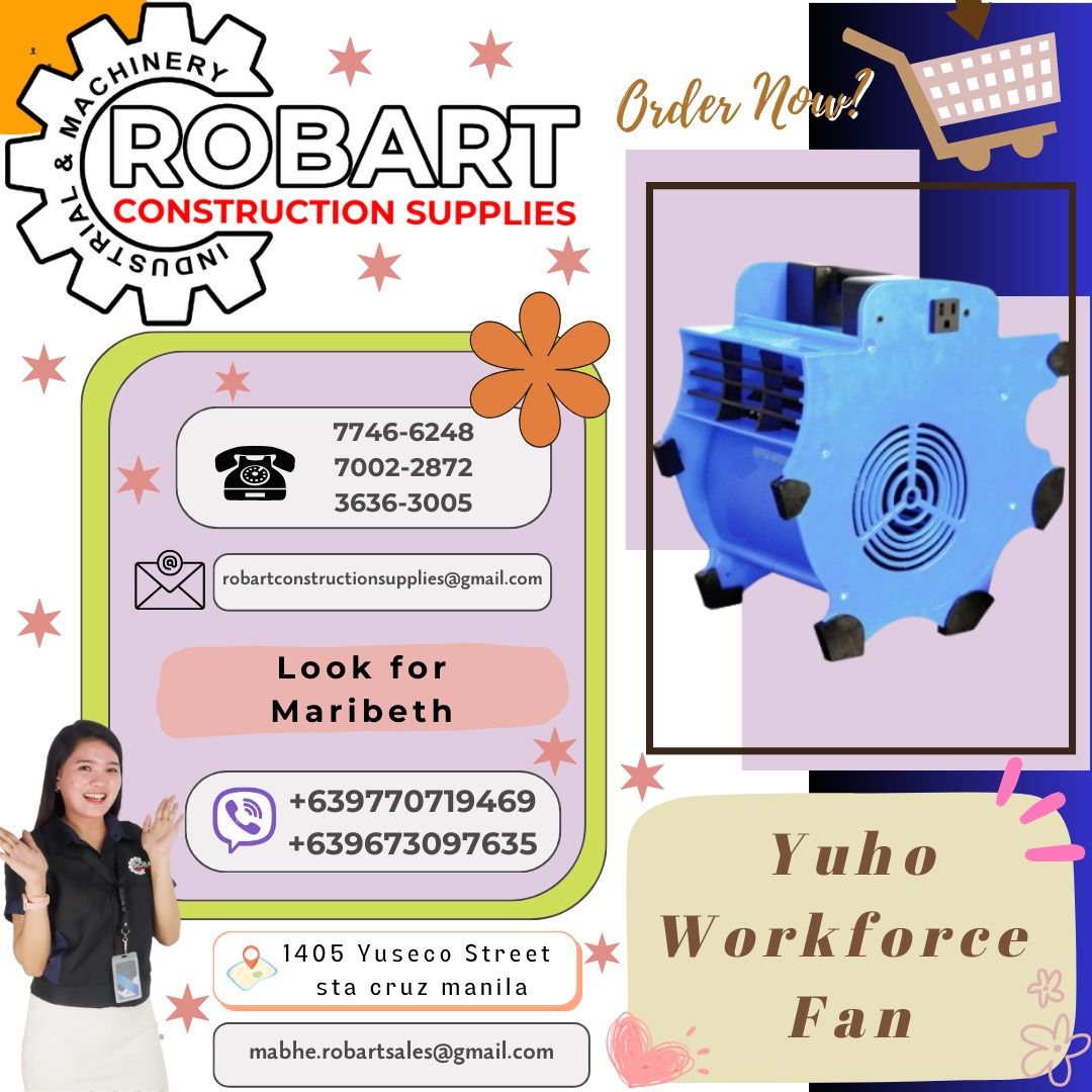Yuho Workforce Fan, Commercial & Industrial, Construction Tools ...