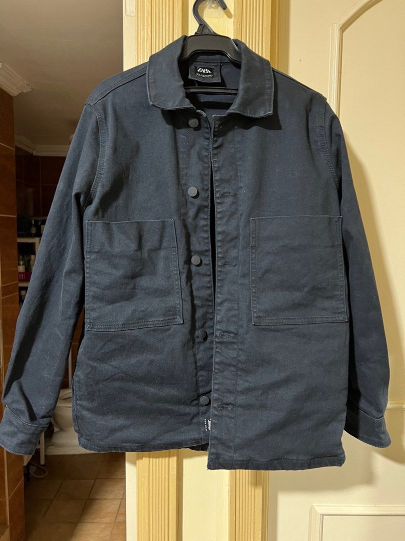 Zara chore jacket, Men's Fashion, Coats, Jackets and Outerwear on Carousell