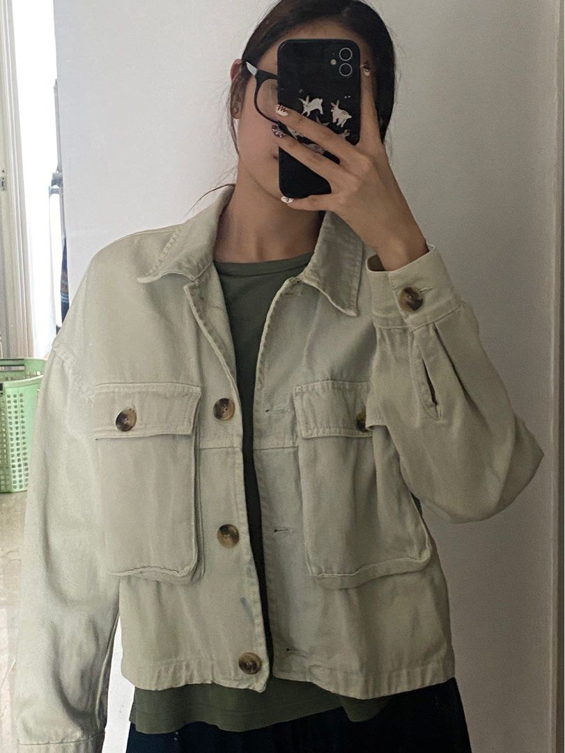 Jeans jacket zara Clearance