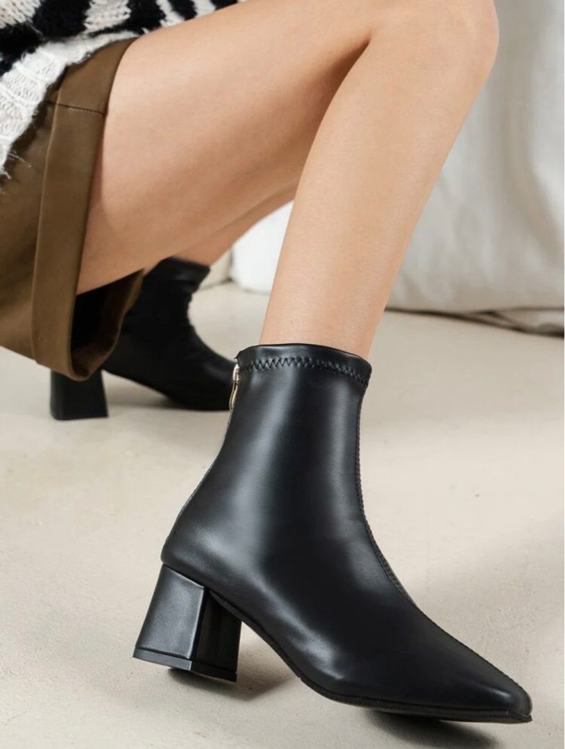 Chunky healed hotsell boots