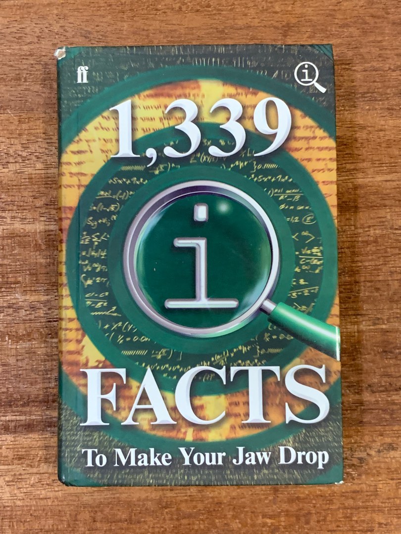 1,339 Facts To Make Your Jaw Drop, Hobbies & Toys, Books & Magazines