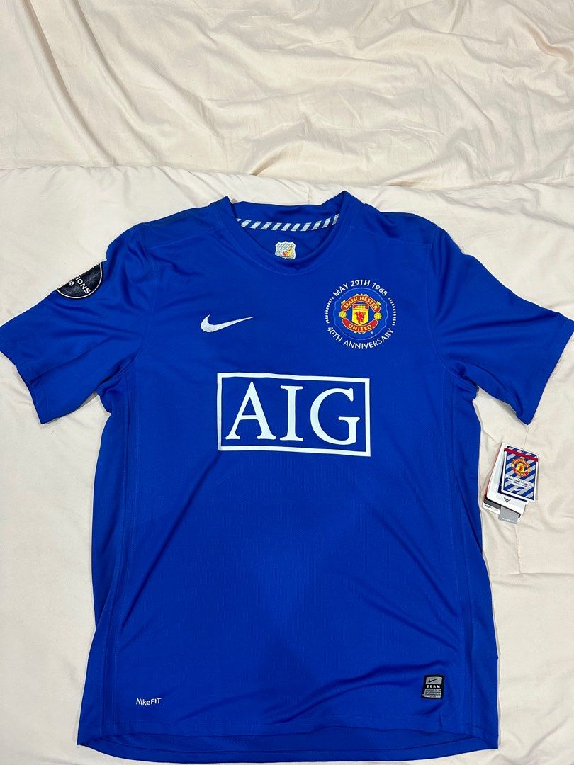 Manchester united discount blue jersey 2008