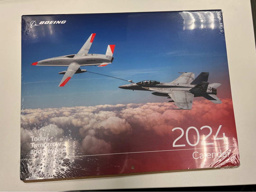 2024 Boeing Calendar, Hobbies & Toys, Stationery & Craft, Stationery &  School Supplies on Carousell