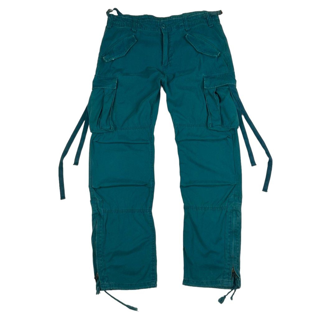 33-35  Royal Blue Cargo Panglt, Men's Fashion, Bottoms, Trousers