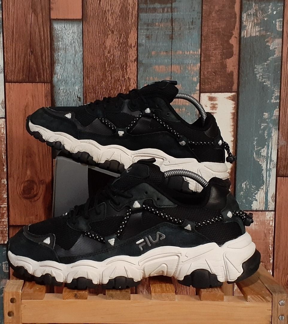 42 FILA FLUID BLACK SEPATU FILA A1 419 oCqWjDV9w1 Fesyen