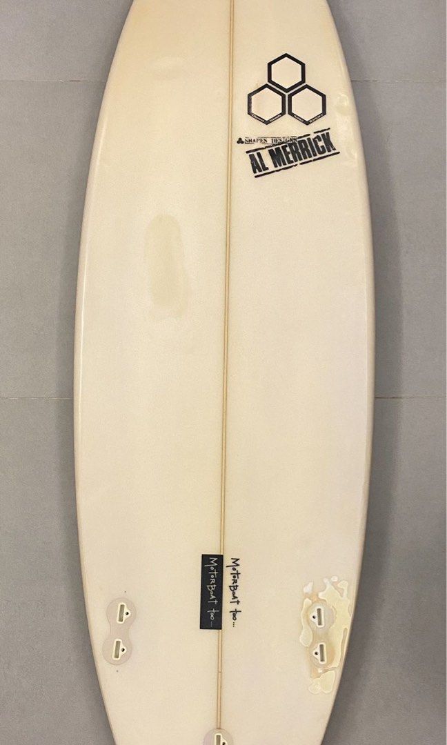 Channel Islands Motor Boat too. Al Merrick surfboard