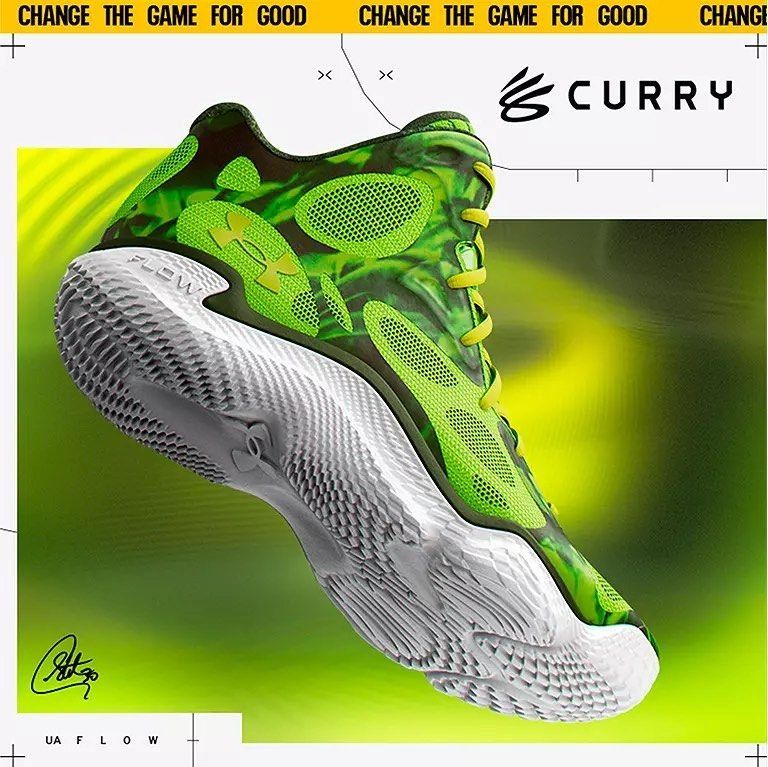 Under Armor Curry Spawn Flotro Shoes - Hyper Green - 3026640-300