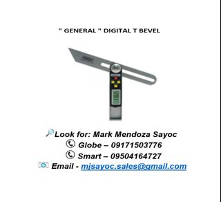 General Tools - 828 - Digital Sliding T-Bevel