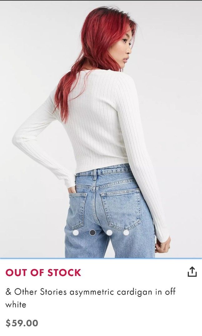 Fitted asymmetric button up knit cardigan store