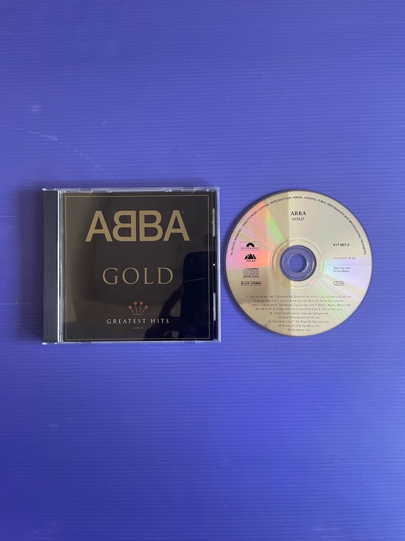 Abba Gold Greatest Hits CD, Hobbies & Toys, Music & Media, CDs & DVDs