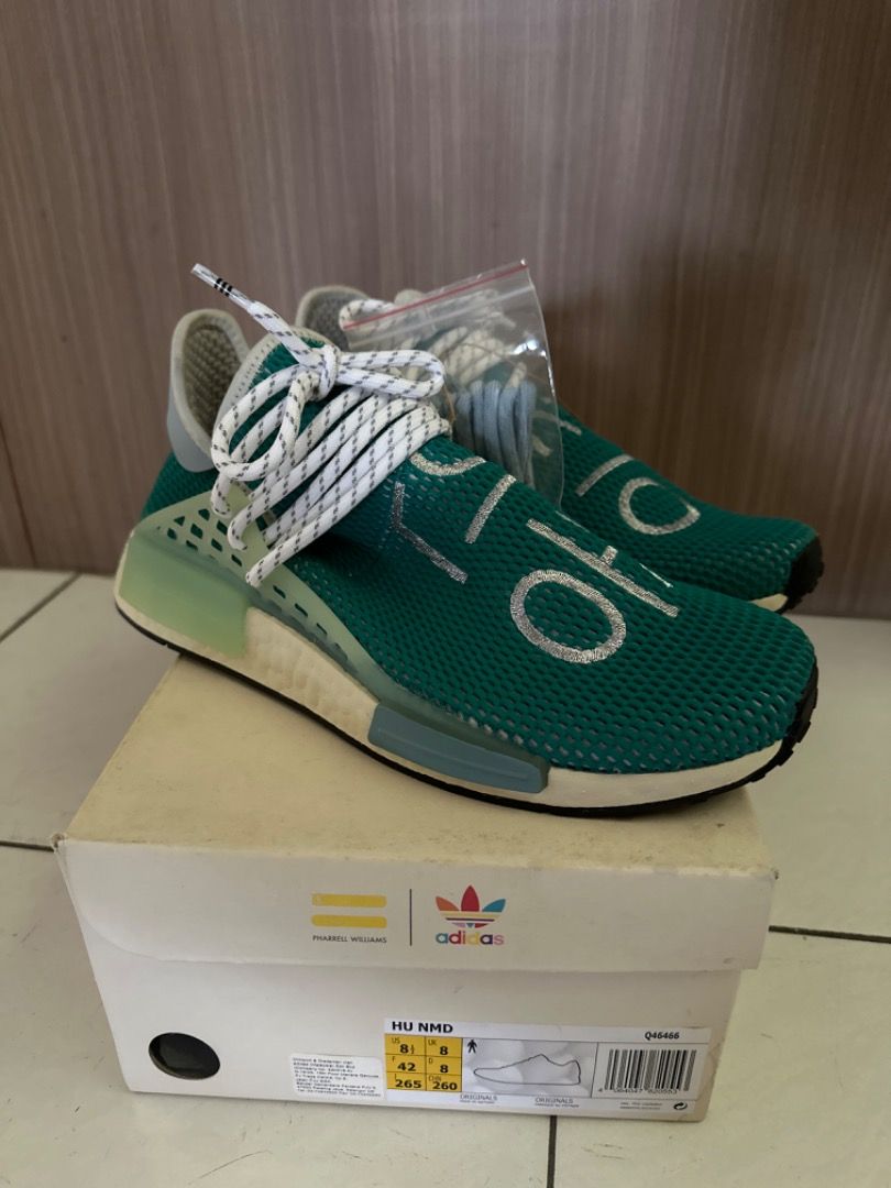 Adidas HU NMD Pharrell Williams Green Men s Fashion Footwear