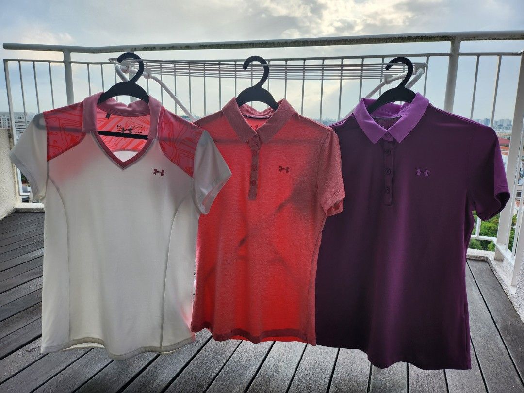 Red puma sales golf shirt