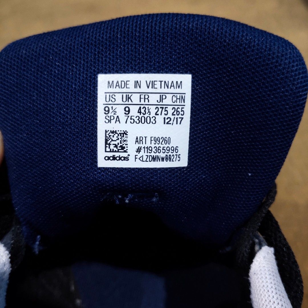 Adidas VL Court Blue Navy Fesyen Pria Sepatu Sneakers di Carousell