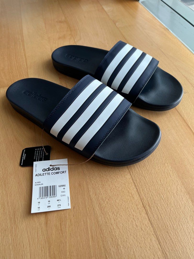 Adilette Comfort Slides Adidas slippers UK 10 Men s Fashion Footwear Flipflops and Slides on Carousell