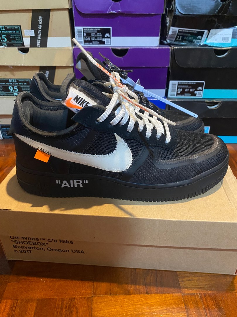nike af1 black off white