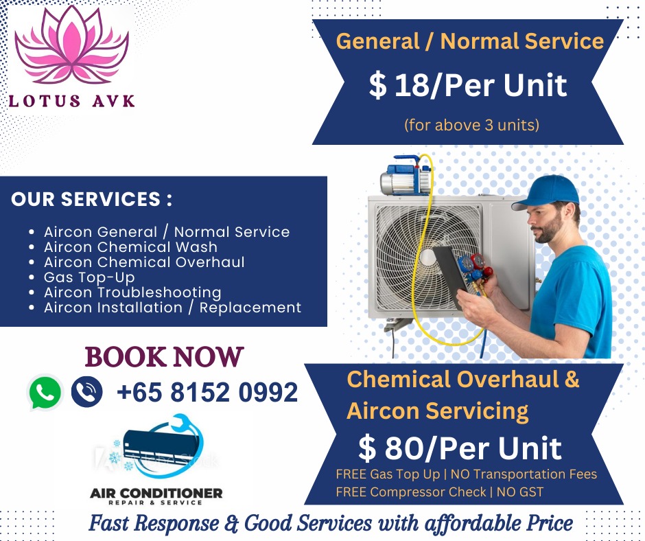 aircon servicing aircon general / normal service aircon chemical