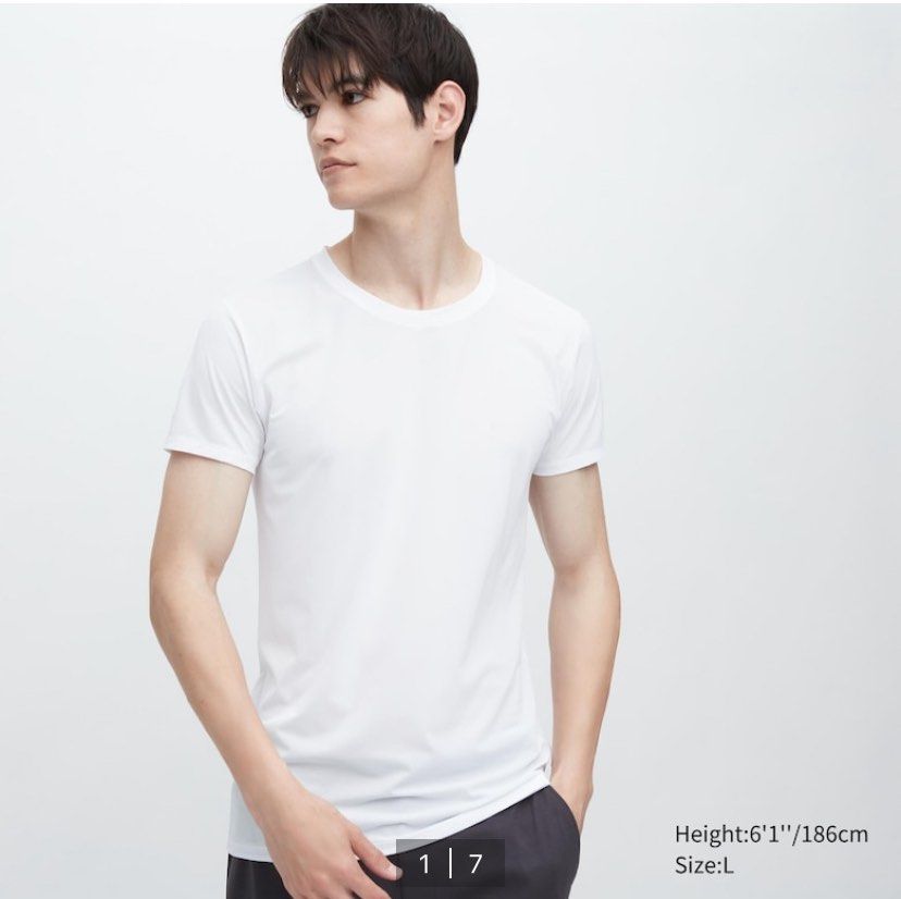 Airism short sleeve sales