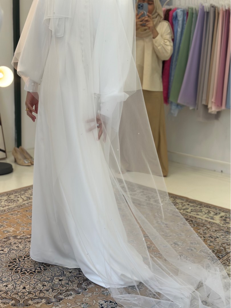 Arabic wedding reception nikah dress inspired. Selling at RM980