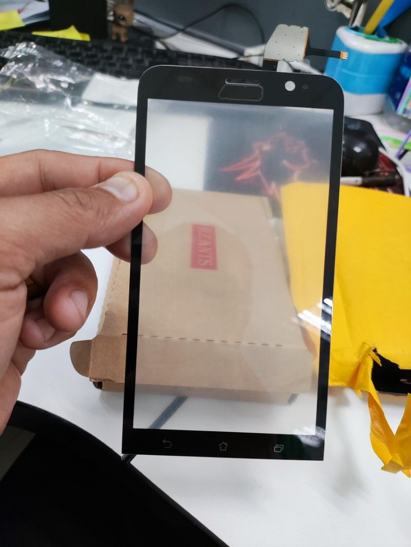 3Asus Zenfone 2 Digitizer Screen Replacement No LCD (Category: Asus) located in Baliuag. Submitted by vernede.guzman (Listing ID 1271059732, Image 2). Description: For ASUS Zenfone 2 ZE551ML Z00AD - Touch screen glass replacement only, no LCD. Never been used..