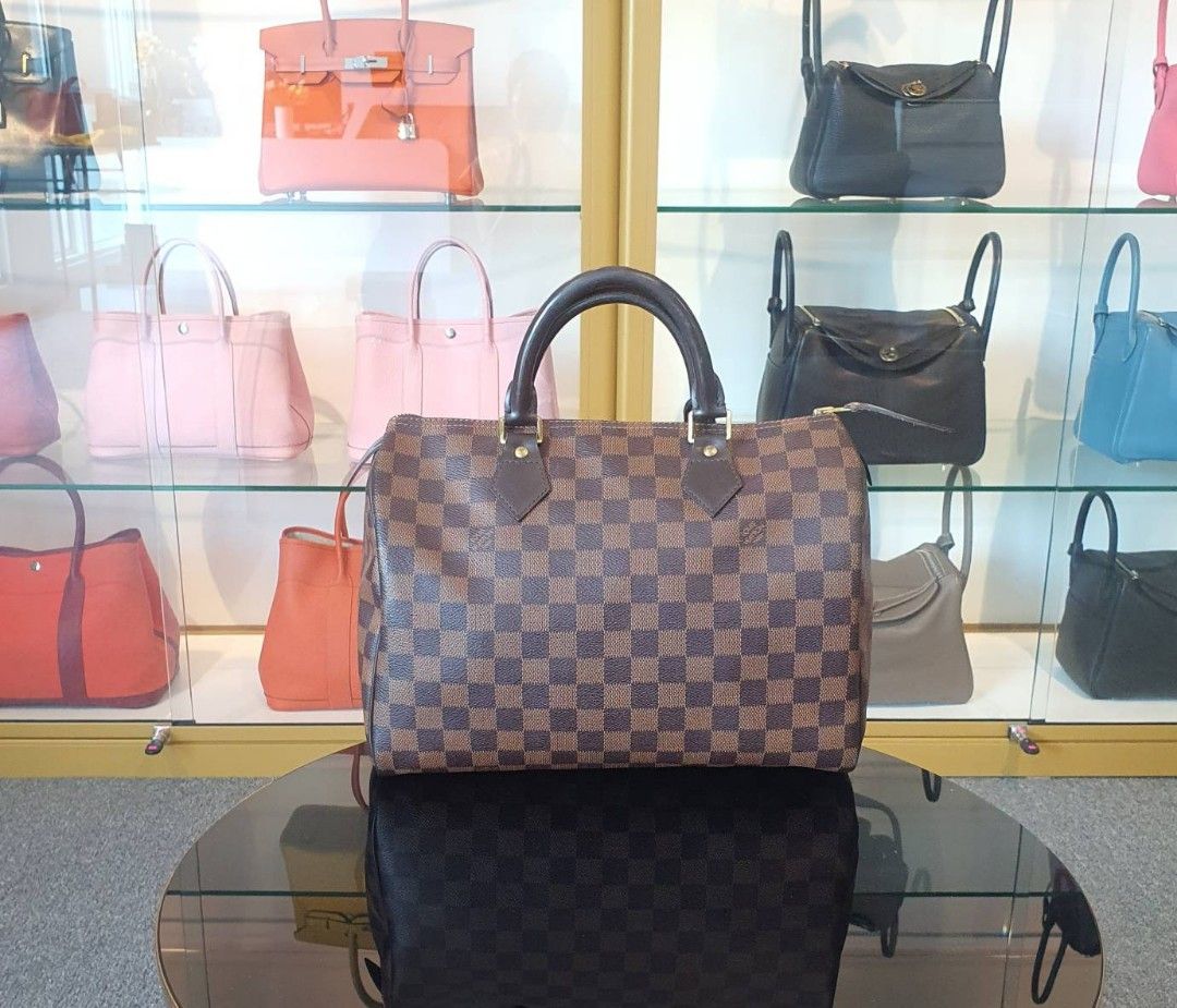 Authentic L v Speedy 30 Damier Ebene Bag Luxury Bags Wallets