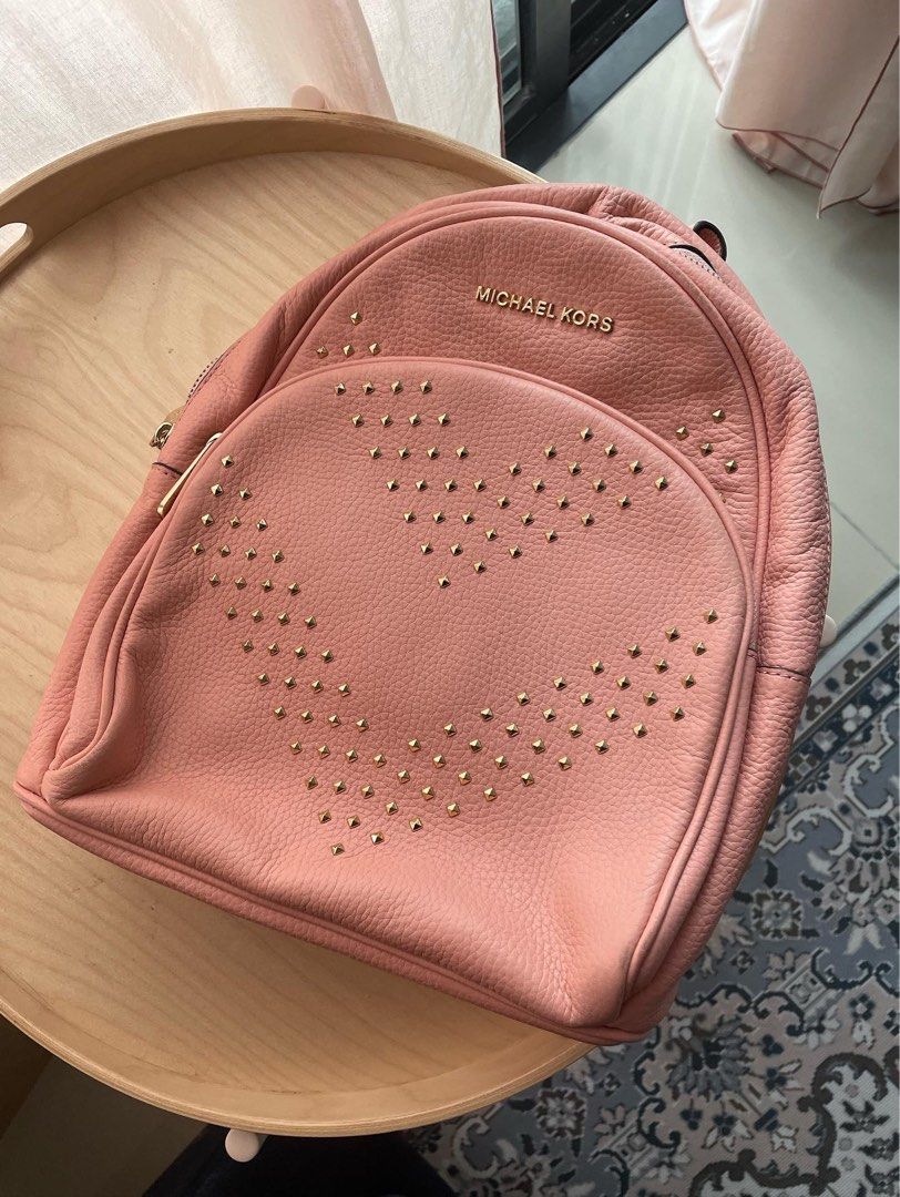 Authentic MK calf leather backpack Women s Fashion Bags