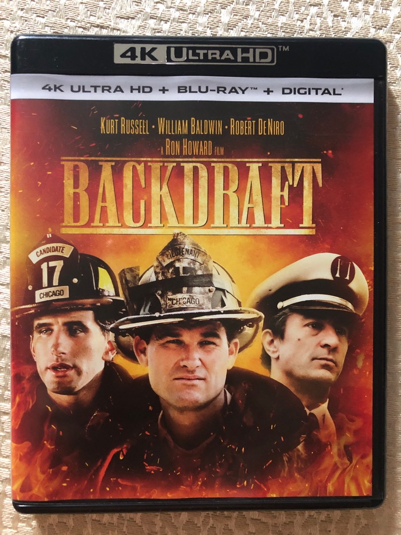 BACKDRAFT 4K UHD BLU RAY, Hobbies & Toys, Music & Media, CDs & DVDs on ...