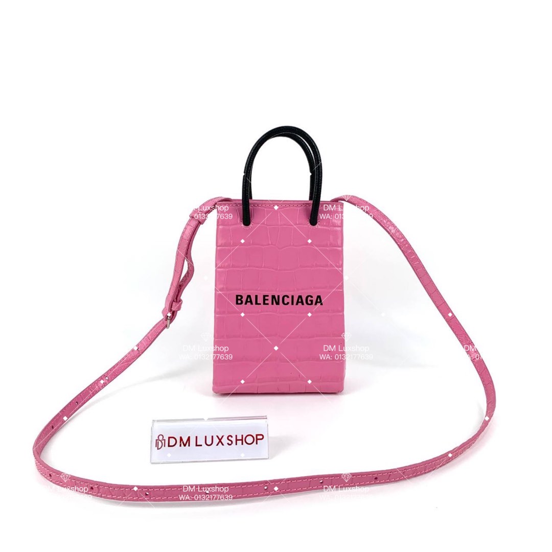 Mini pink balenciaga discount bag