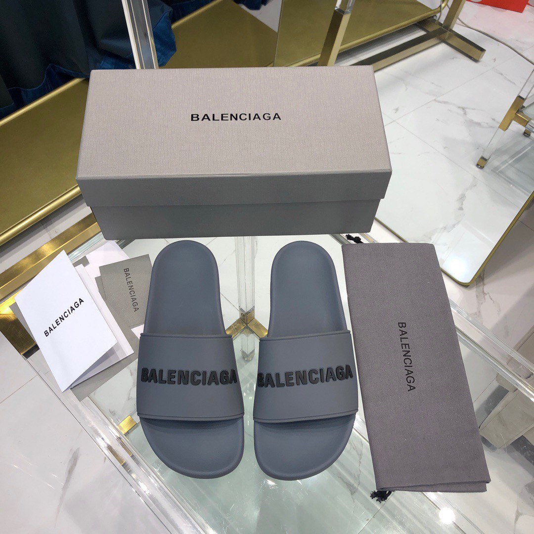 Balenciaga slides, Men's Fashion, Footwear, Flipflops and Slides on ...