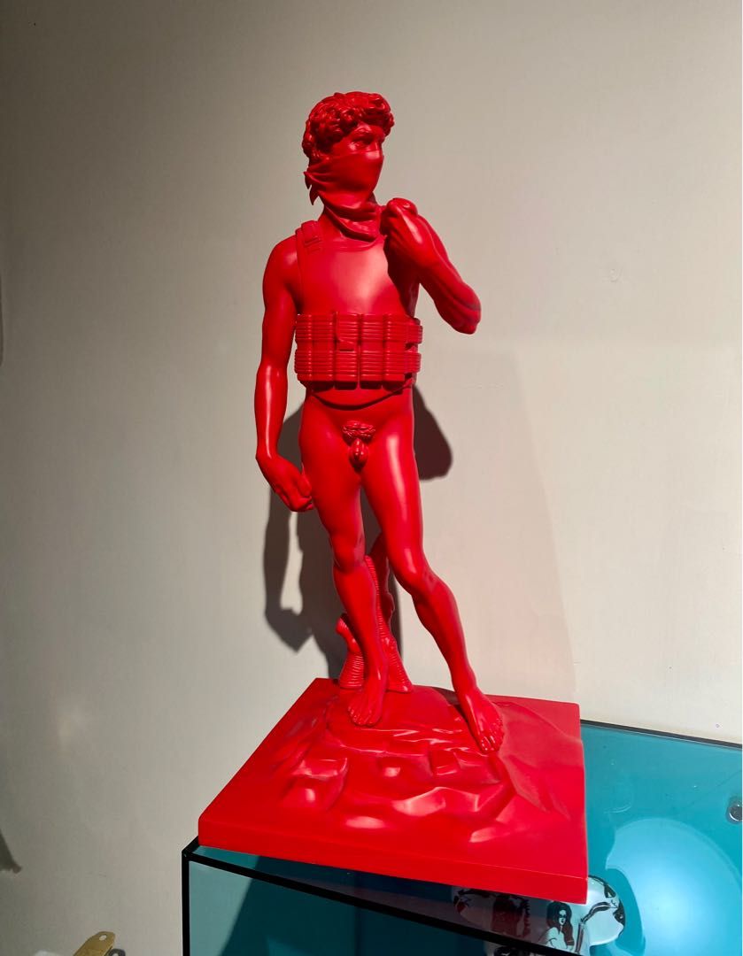 エンタメ/ホビーSUICIDE MAN RED バンクシー BANKSY 新品