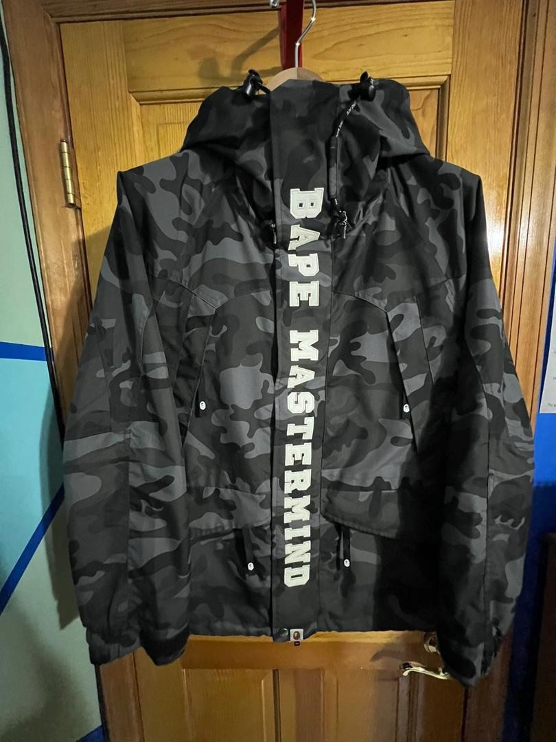 BAPE X Mastermind Japan Snowboard Jacket Black