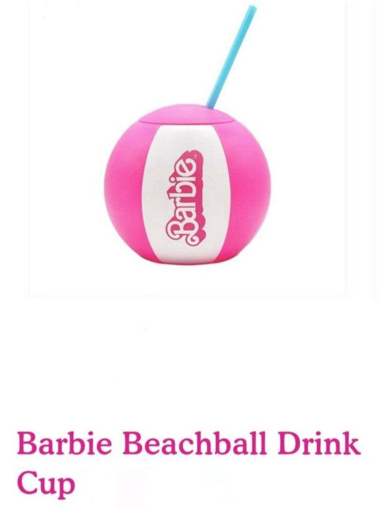 Barbie Beachball Cup, Hobbies & Toys, Memorabilia & Collectibles, Fan