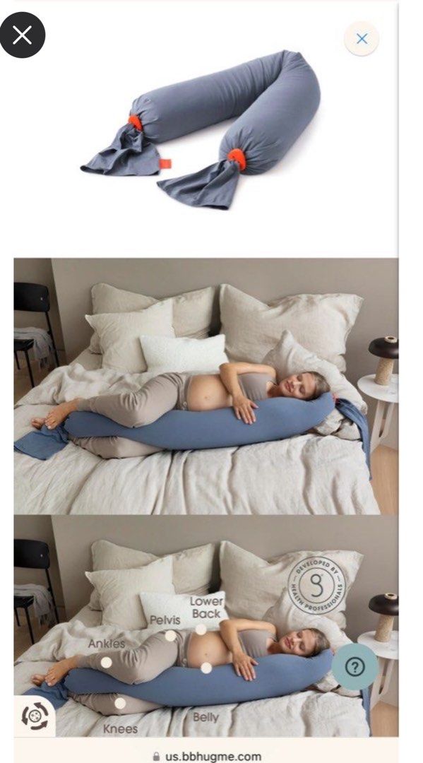 bbhugme Pregnancy Pillow with Packaging, Babies & Kids, Maternity Care on Carousell