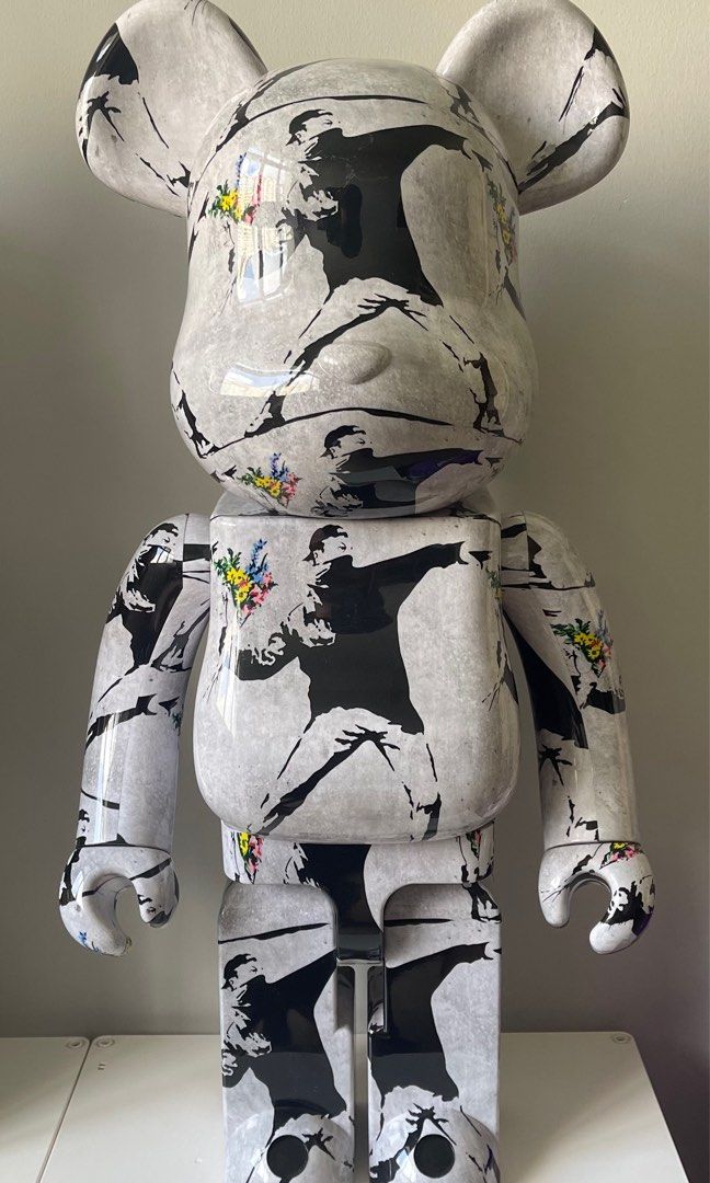 BE@RBRICK FLOWER BOMBER 1000％ Banksy