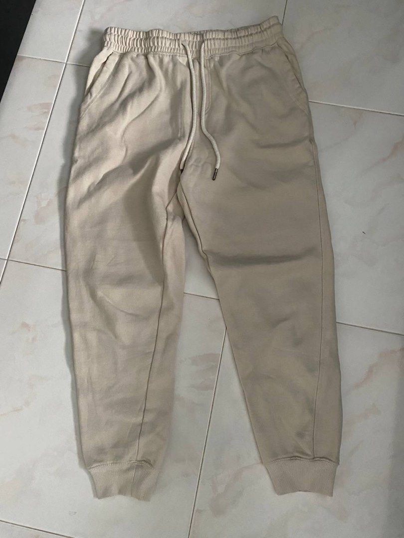 Mens beige jogger discount pants