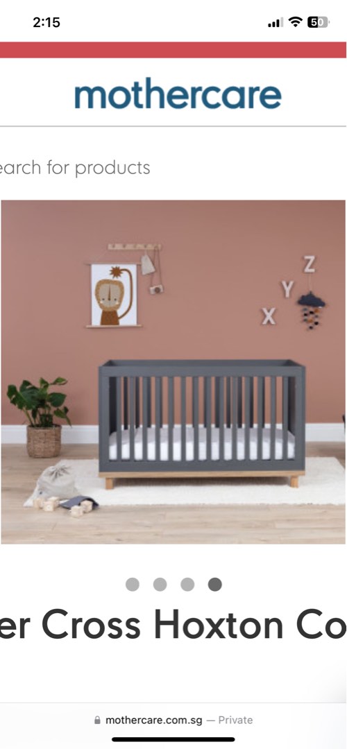 Silver cross cot bed mothercare discount