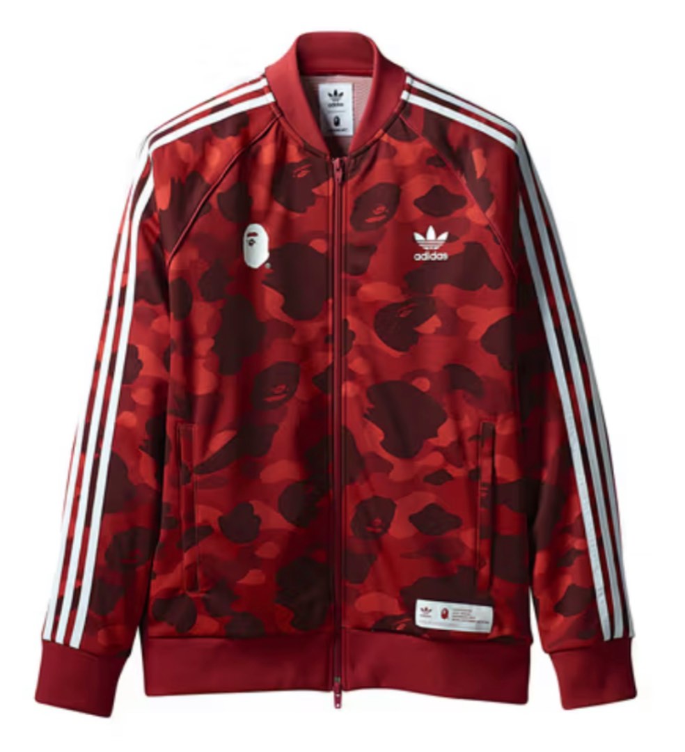 BRAND NEW BAPE ADIDAS AAPE COLLAB RED CAMOUFLAGE