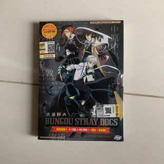 DVD Anime Bungo Stray Dogs Season 1+2+3 (1-36 End) +OVA +Movie English  Audio DUB