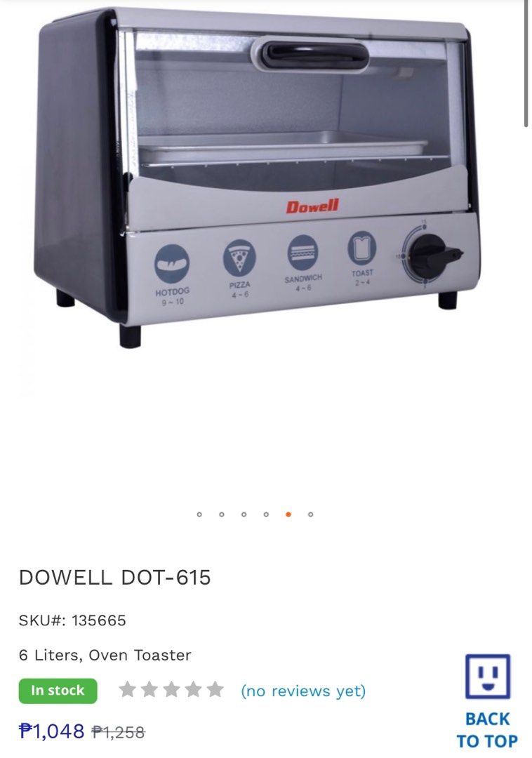 Dowell oven outlet toaster