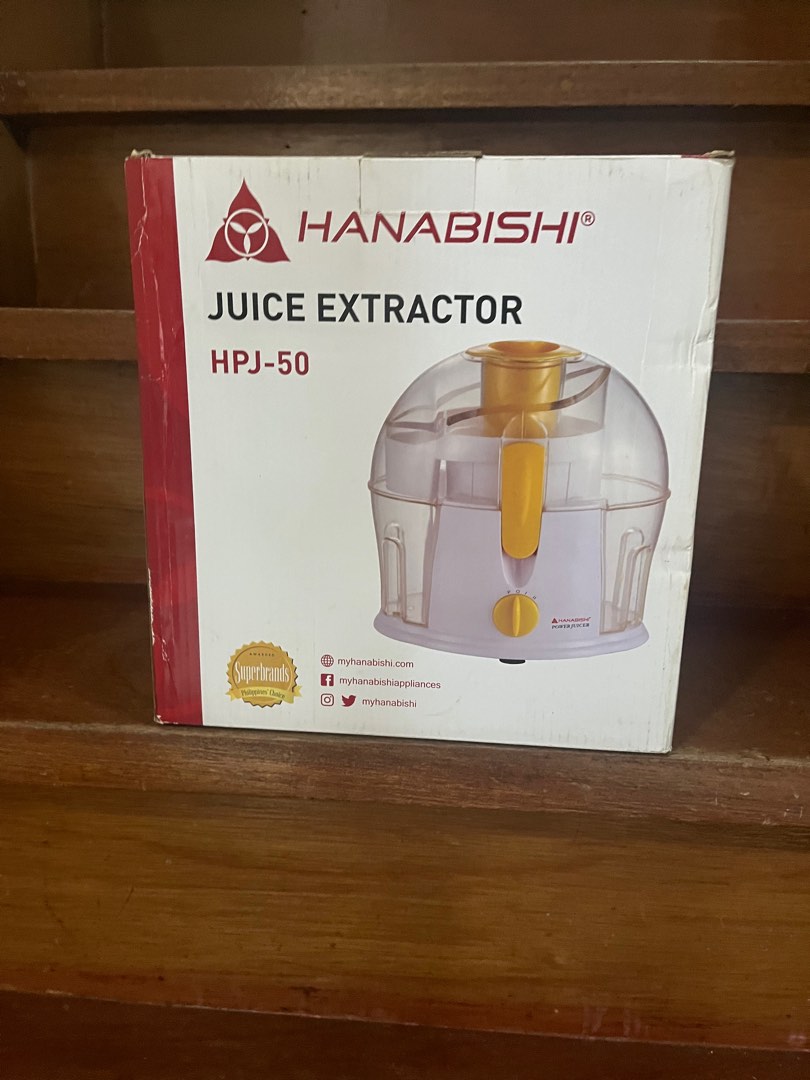 BRAND NEW Hanabishi Juice Extractor, TV & Home Appliances, Kitchen