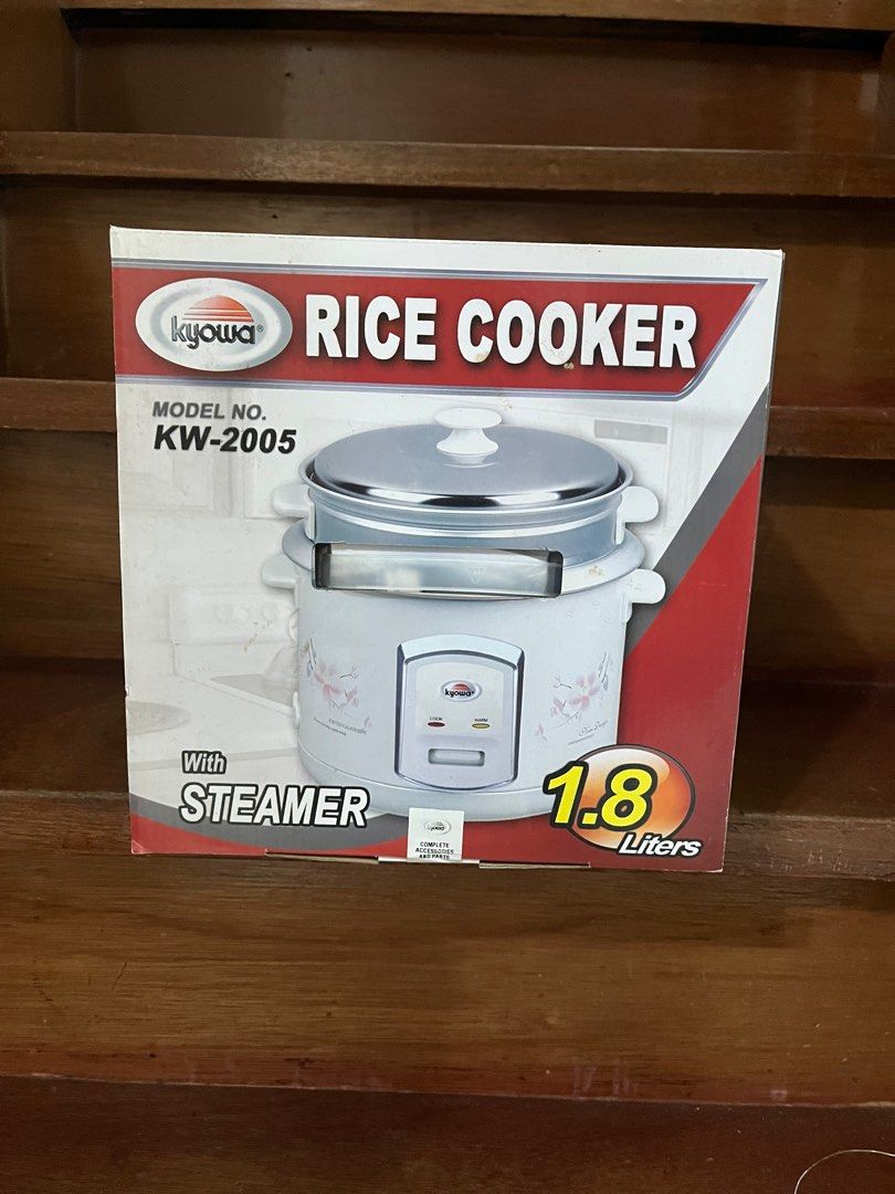 BRAND NEW KYOWA Rice Cooker with Steamer 1.8L, TV & Home Appliances