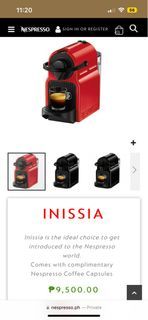 Brand New Nespresso Inissia