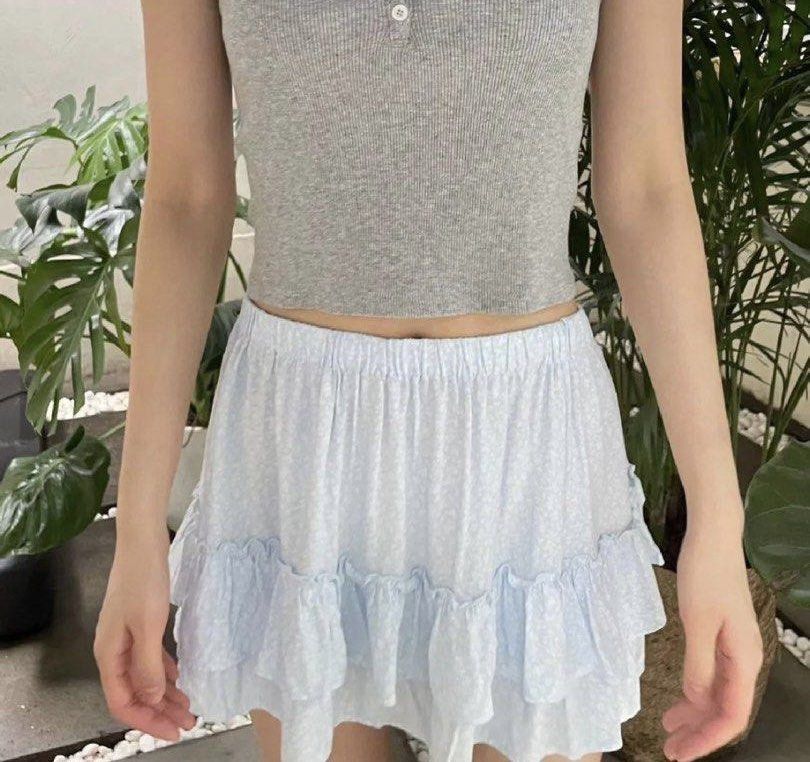 Floral skirt brandy melville best sale