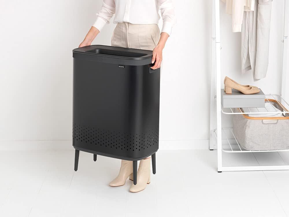 Brabantia Large Laundry Bin with Cork Lid, 16 Gallon, brabantia