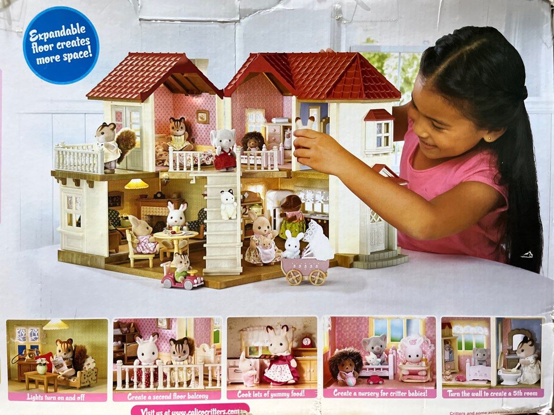 Calico critters luxury shop townhome playset