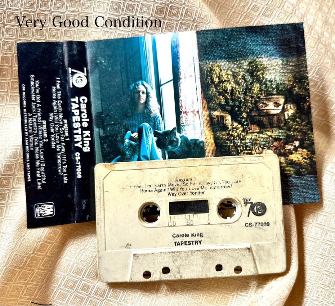 Carole King Tapestry Cassette Tape Original Cassette Tapes Vintage