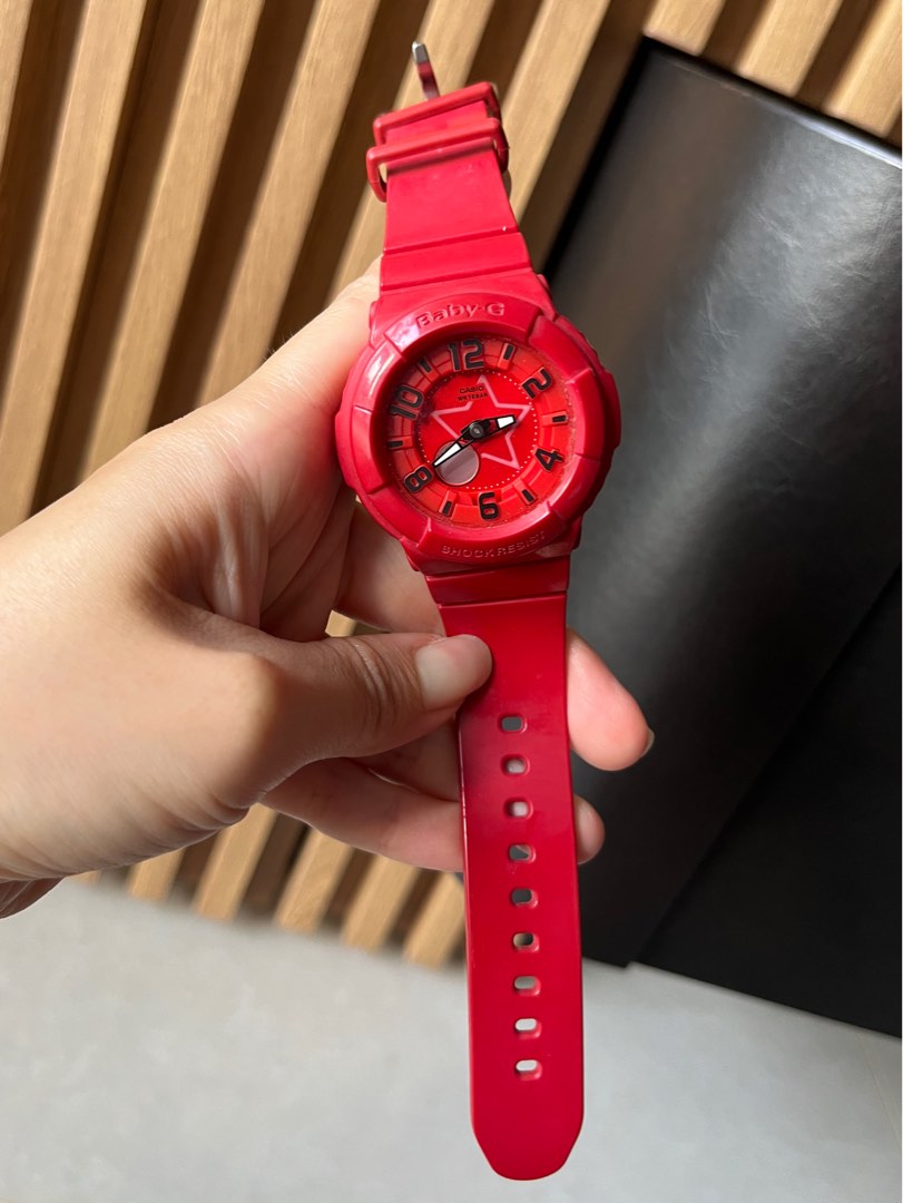 G shock hotsell baby g red