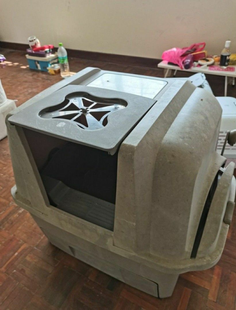 CATIT Smartsift Semi Auto Sifting Pan Cat Litter Pan No Scoop Litter