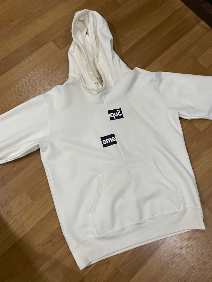 Cdg supreme store hoodie